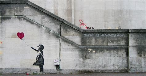 banksy artwork girl with balloon meaning